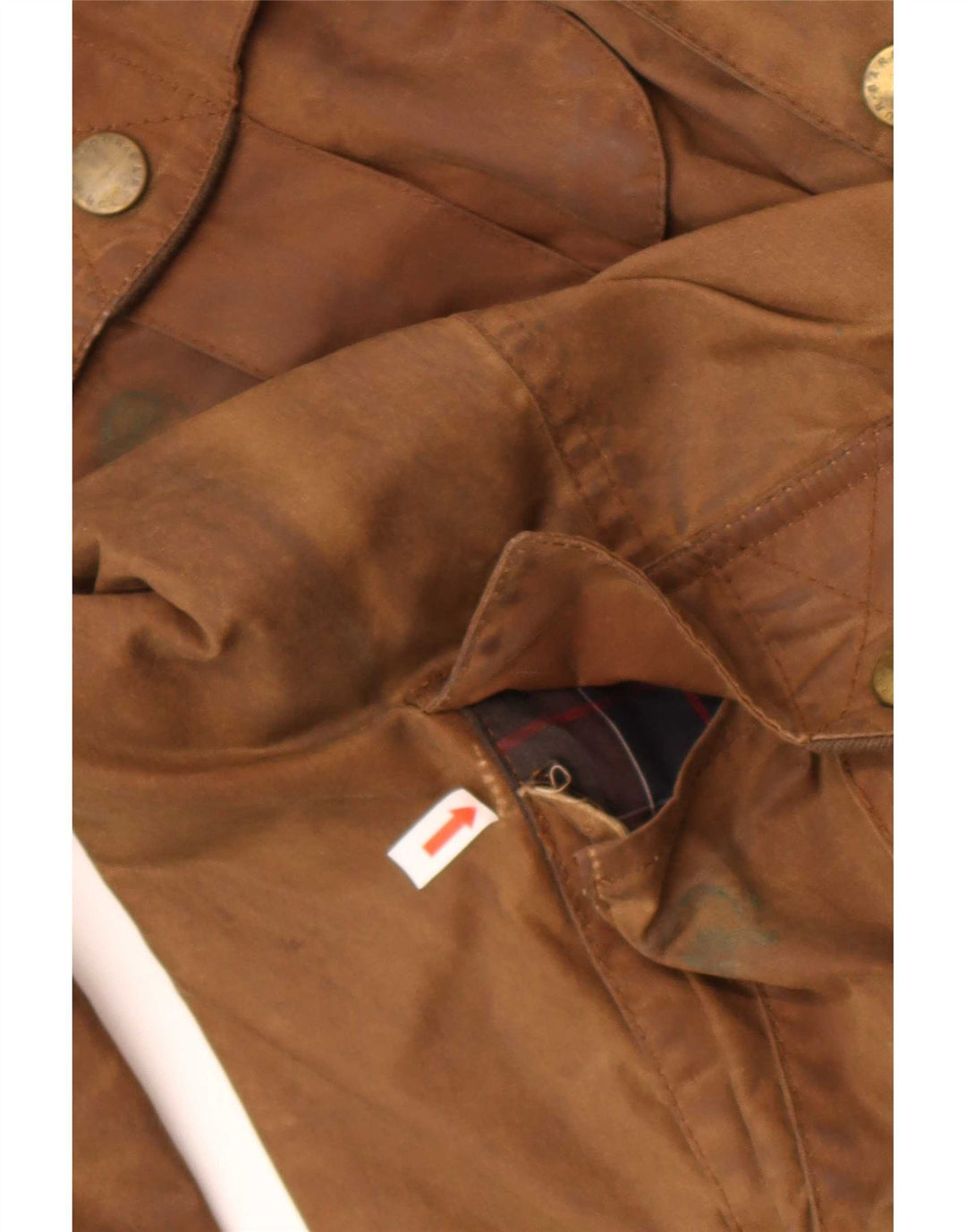 Ανδρικό κερωμένο βαμβακερό μπουφάν Barbour UK 38 Medium Brown