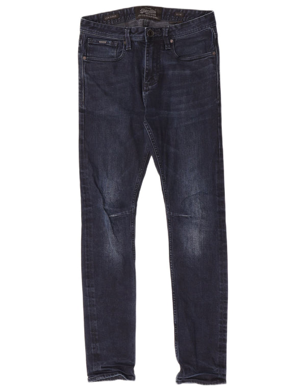 Ανδρικό τζιν Superdry Low Rider Slim W28 L32 Μπλε βαμβακερό