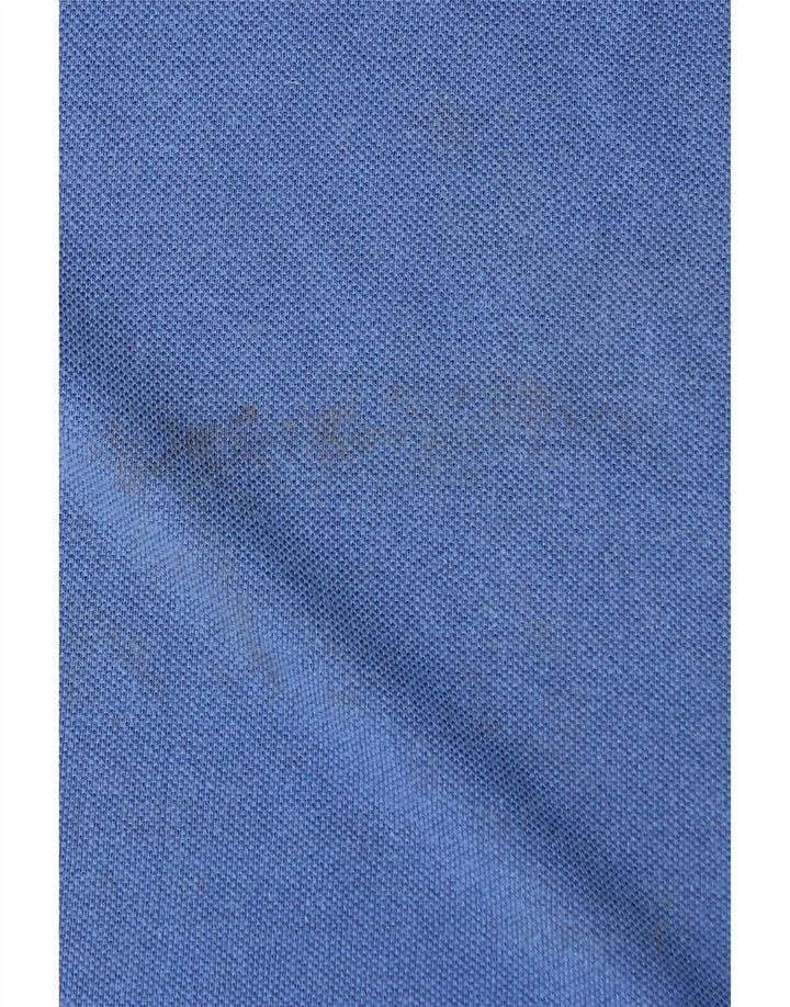 Ανδρικό μπλουζάκι πόλο LACOSTE Νούμερο 7 2XL Μπλε βαμβακερό