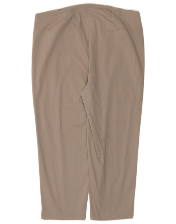Marks & Spencer Γυναικείο ίσιο παντελόνι Capri UK 14 Large W34 L22 Grey