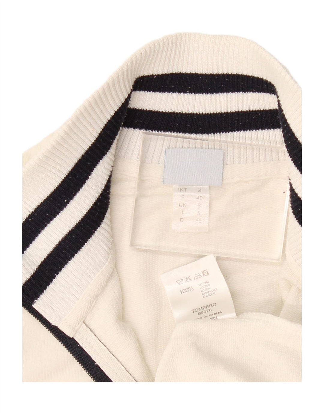 Γυναικεία αθλητική φόρμα Arena Top Jacket UK 10 Small White Cotton