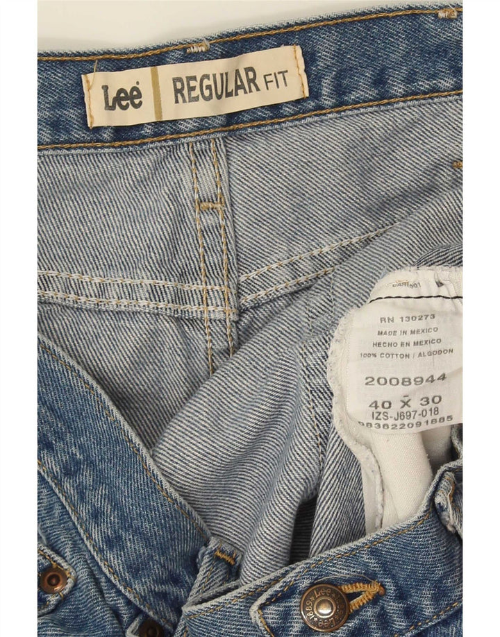 Ανδρικό τζιν Lee Regular Fit ίσιο W40 L30 Μπλε βαμβακερό