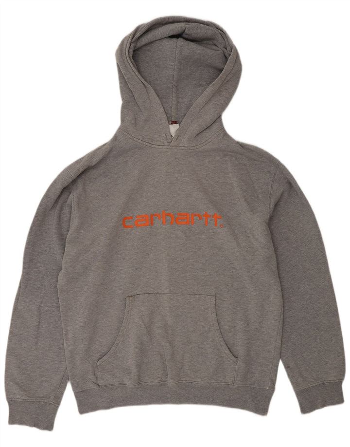 Ανδρικά γραφικά κουκούλα Carhartt Large Grey