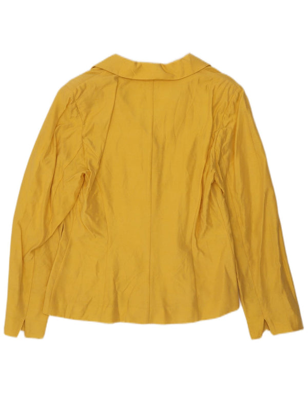 MOTIVI Γυναικείο σακάκι σακάκι με 3 κουμπιά UK 10 Small Yellow