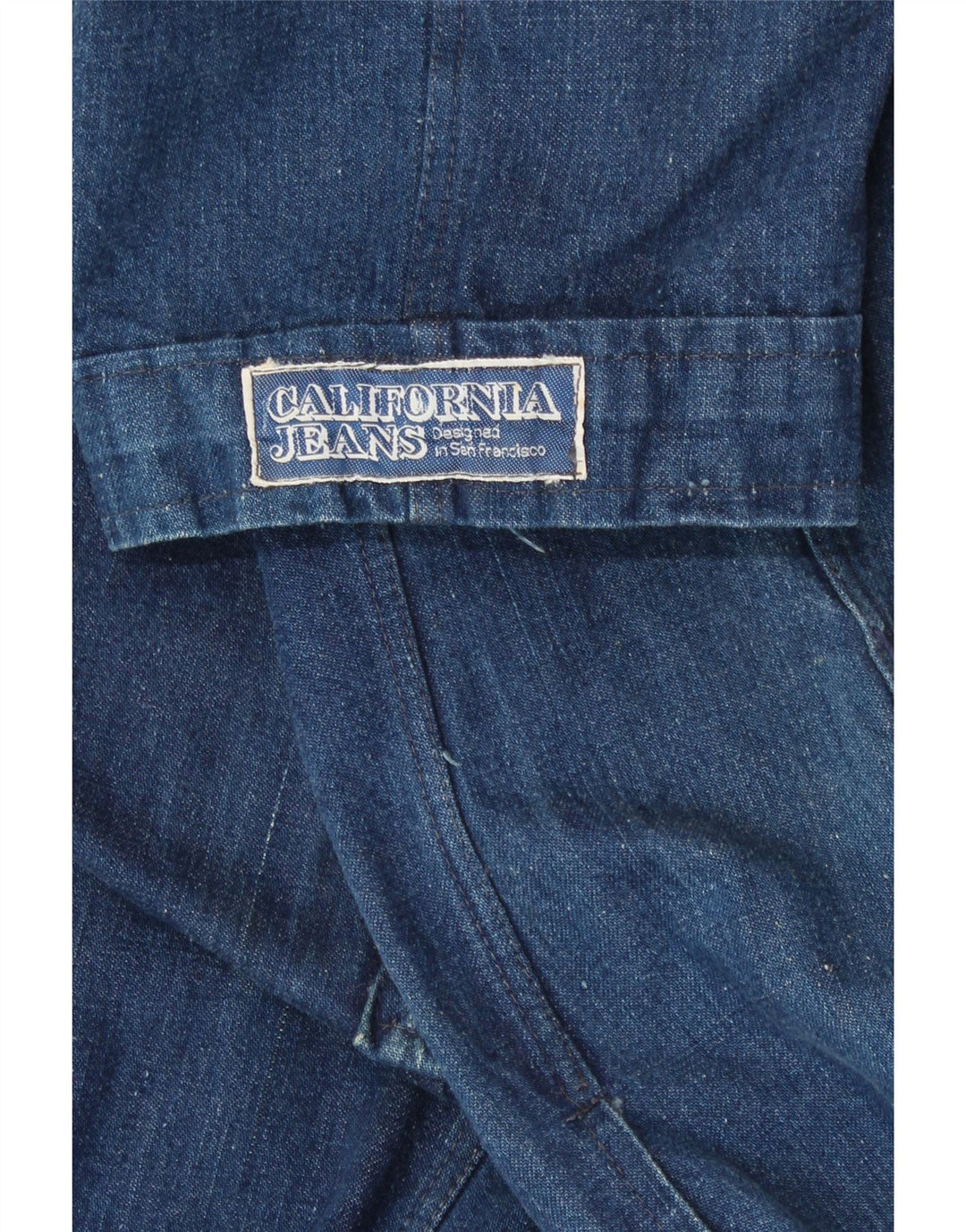 VINTAGE Γυναικείο Τζιν Φόρεμα UK 12 Medium Blue