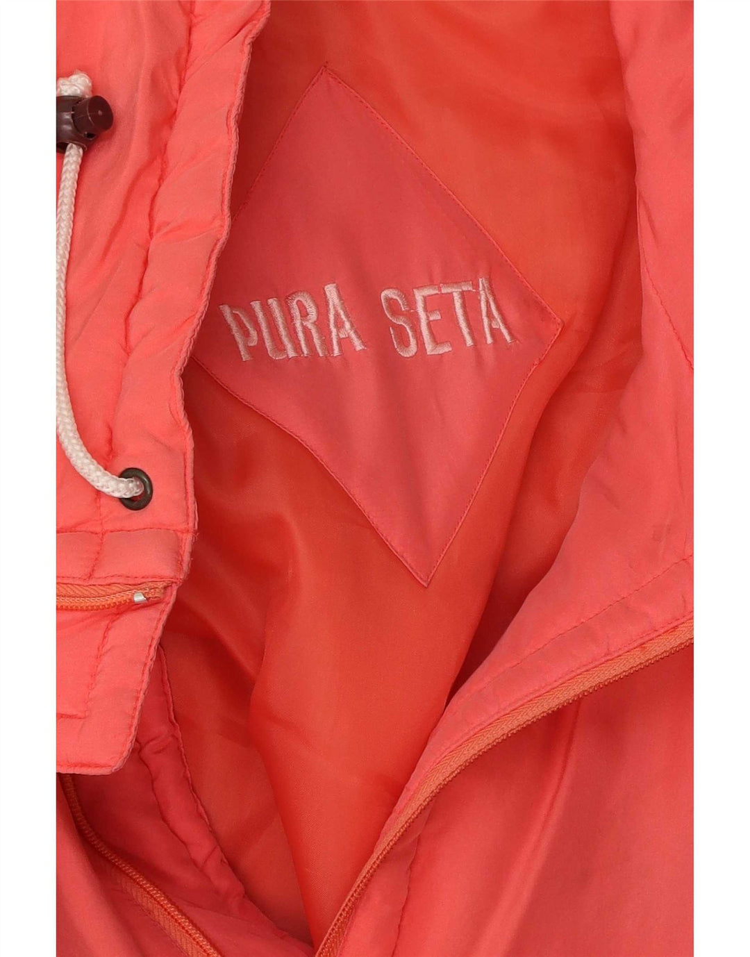 Vintage γυναικείο τζάκετ αντιανεμικό UK 18 XL Pink Silk