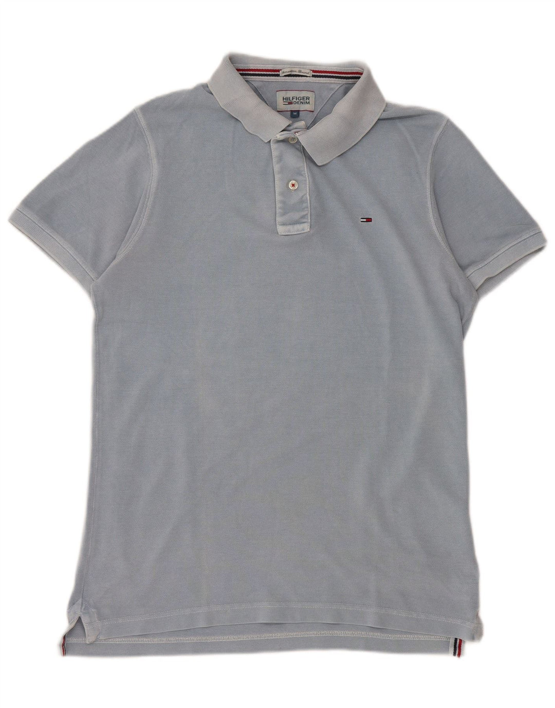 Ανδρικό μπλουζάκι πόλο Tommy Hilfiger, μεσαίο μπλε βαμβακερό