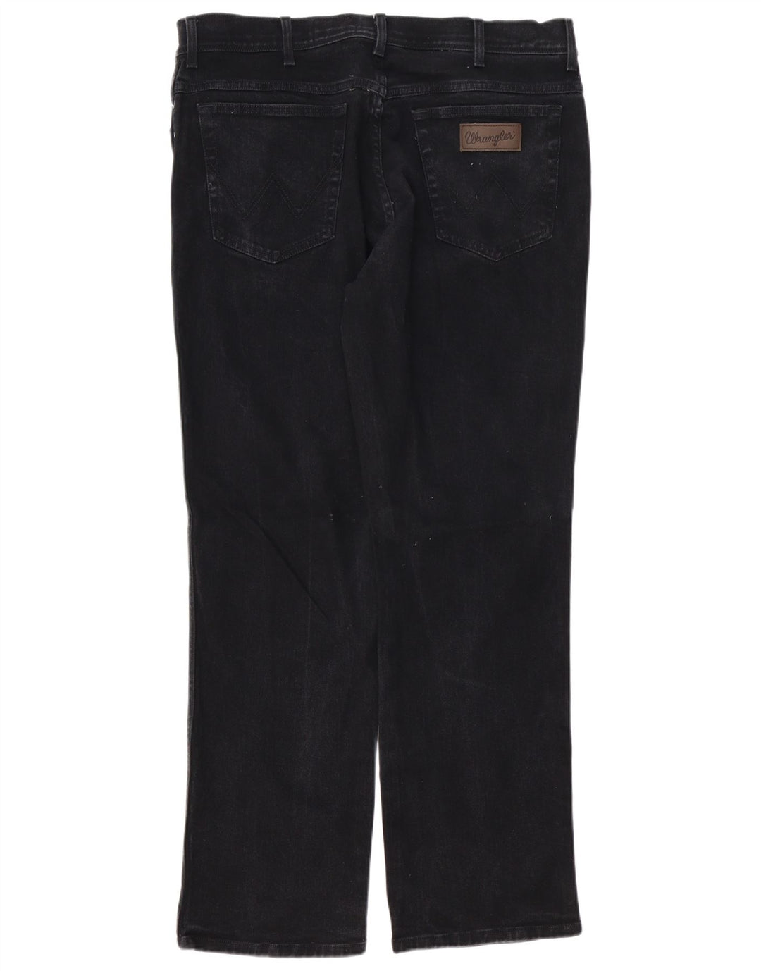 WRANGLER Ανδρικό Texas Straight Jeans W38 L32 Μαύρο βαμβακερό