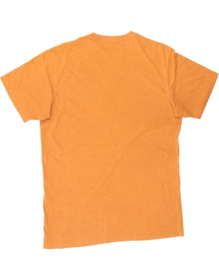 EDDIE BAUER Mens Tall T-Shirt Top Large Orange Cotton Vintage Eddie Bauer and Second-Hand Eddie Bauer from Messina Hembry 