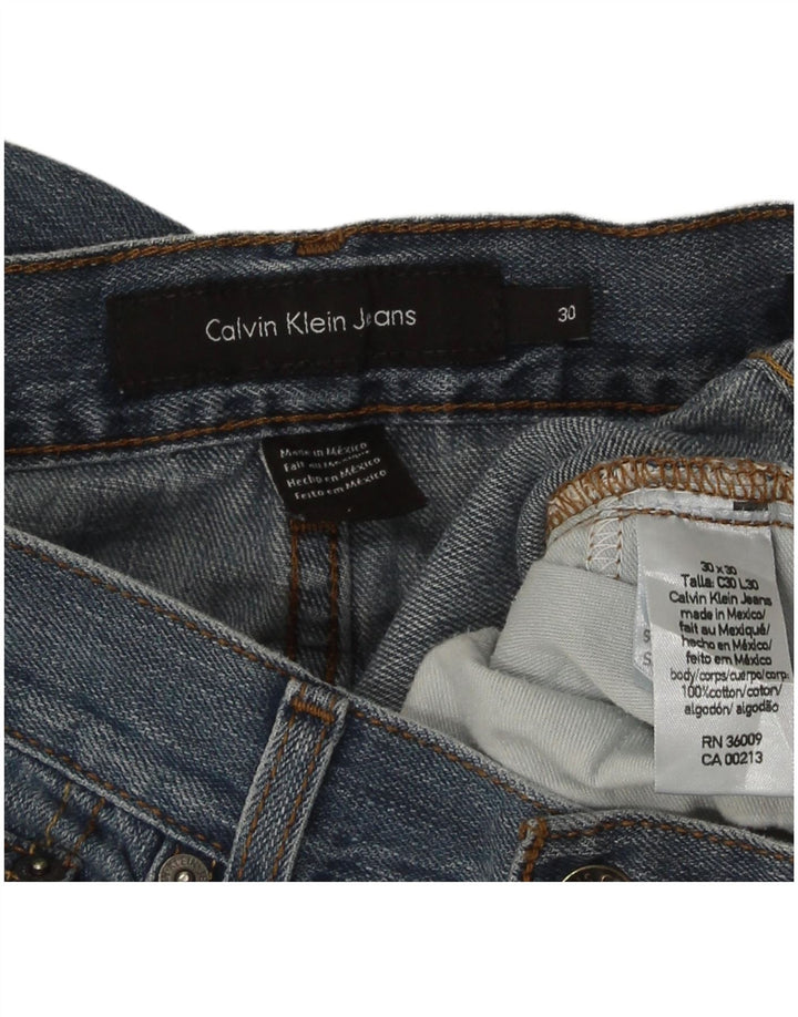 Γυναικείο τζιν ίσιο Calvin Klein W30 L30 Μπλε βαμβακερό