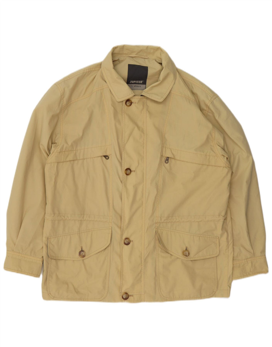 Jupiter Mens By Ahlers Utility Jacket IT 50 Large Yellow