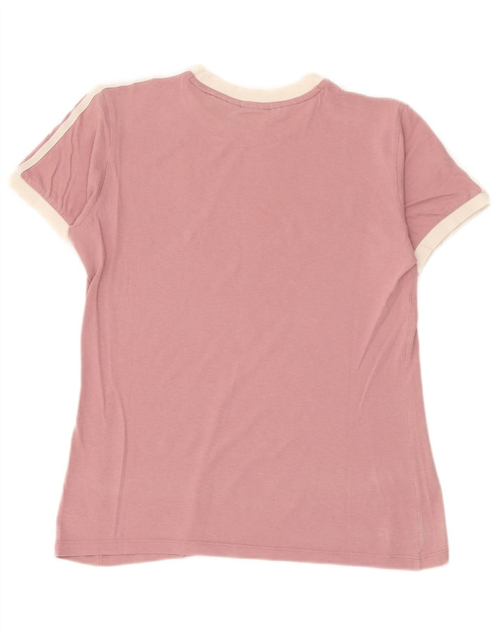 Adidas Γυναικείο T-Shirt Top UK 12 Medium Pink