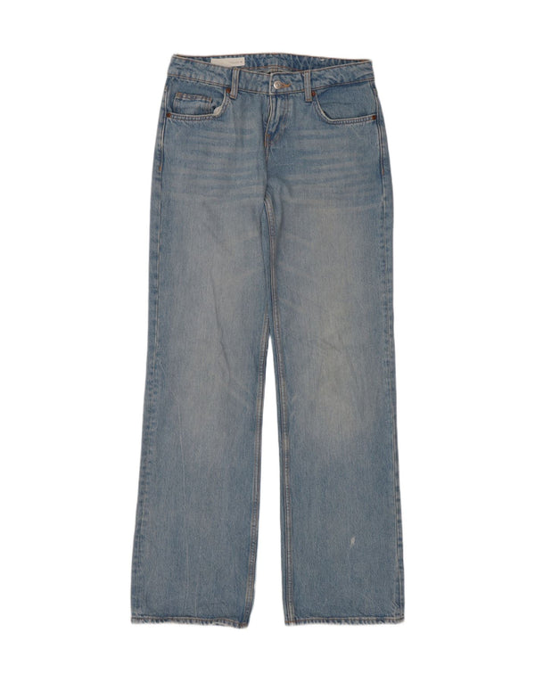 Zara Γυναικείο Straight Jeans EU 36 XS W26 L34 Μπλε βαμβακερό