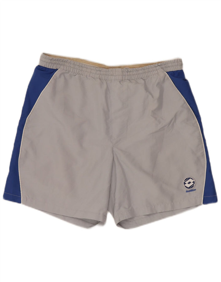 Ανδρικό αθλητικό σορτς LOTTO UK 38/40 μεσαίου γκρι πολυεστέρας