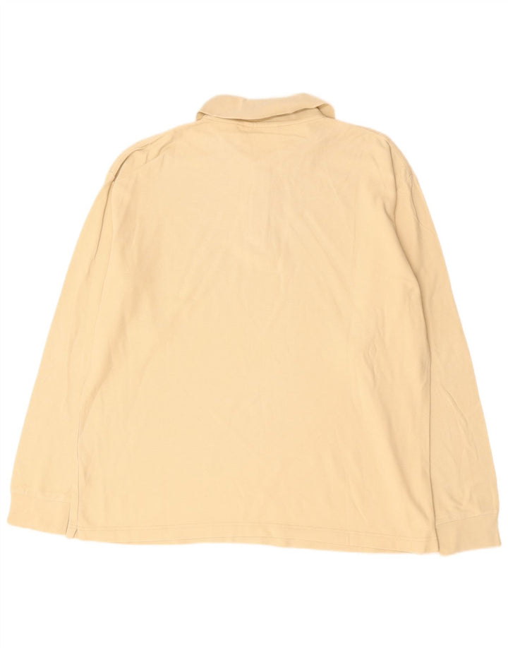 DIADORA Ανδρικό μακρυμάνικο μπλουζάκι πόλο IT 50 μεσαίο βαμβακερό μπεζ