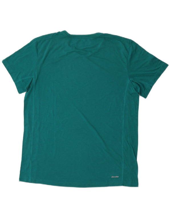 Adidas Ανδρικό T-Shirt Climalite Top XL Blue Polyester