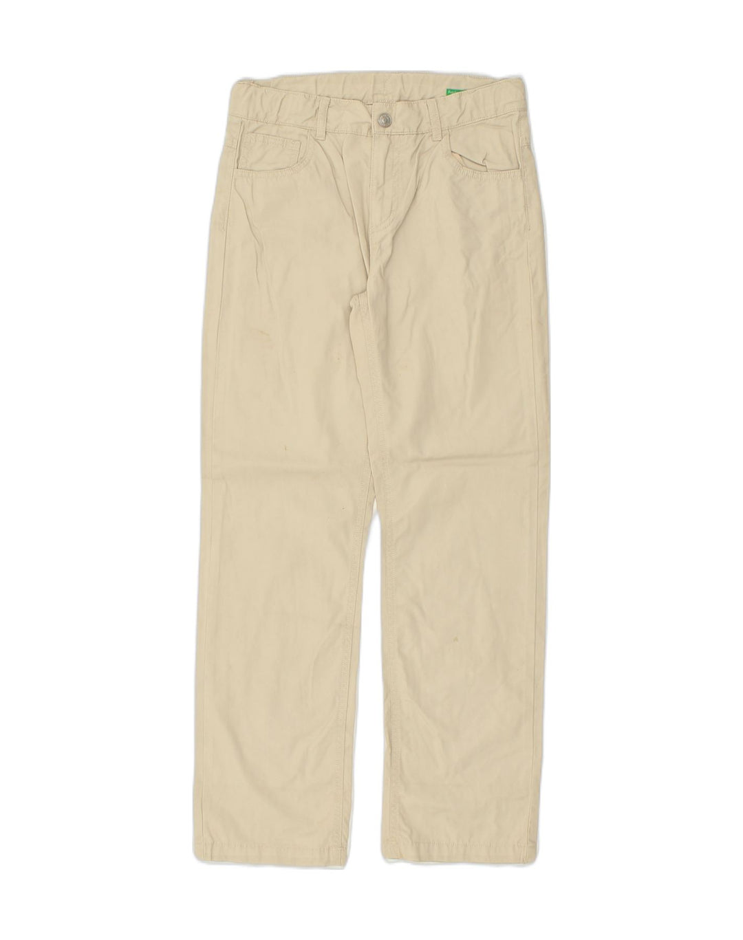 BENETTON Womens Regular Straight Casual Trousers W28 L27 Beige | Vintage Benetton | Thrift | Second-Hand Benetton | Used Clothing | Messina Hembry 