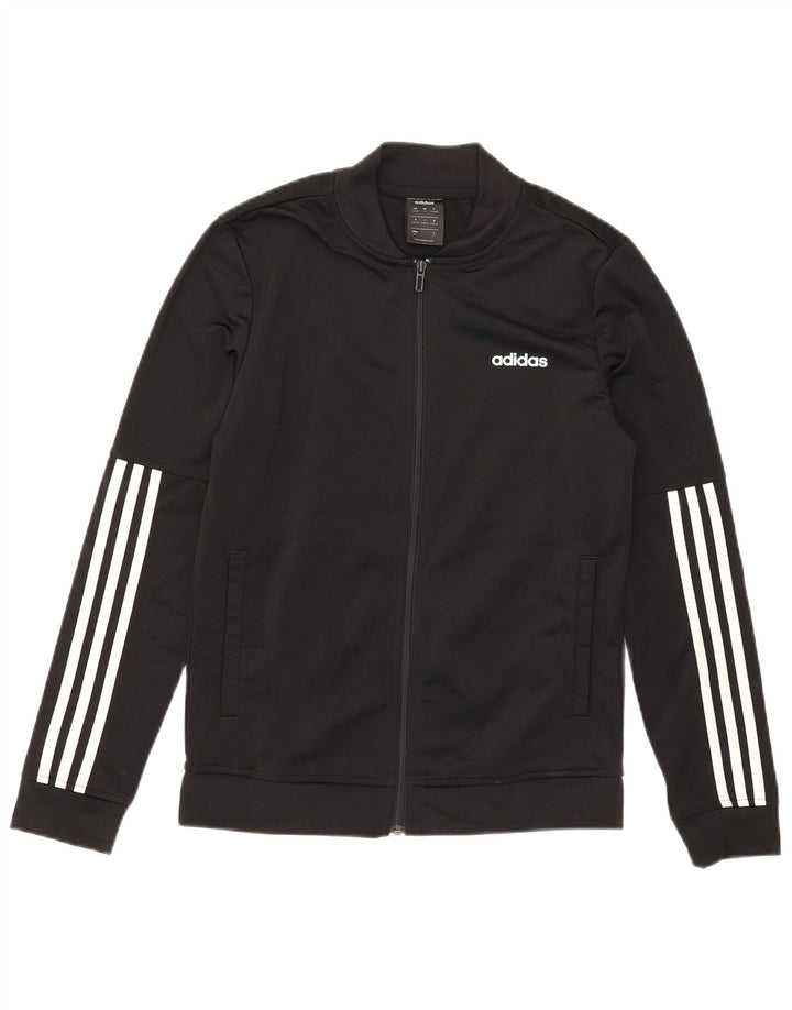 Γυναικεία αθλητική φόρμα Adidas Top Jacket UK 8/10 Small Black Polyester