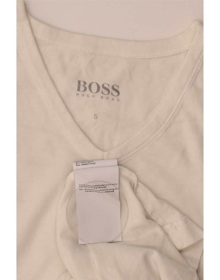 Ανδρικό T-Shirt Hugo Boss Top Μικρό λευκό βαμβακερό