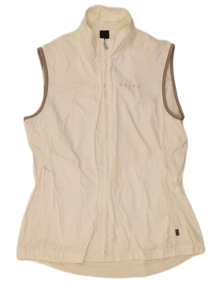 Γυναικεία αμάνικη φόρμα Belfe Top Jacket UK 14 Large White Polyamide