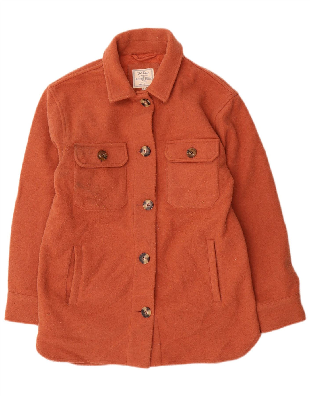 Fat Face Γυναικείο Utility Jacket UK 10 Small Orange Polyester