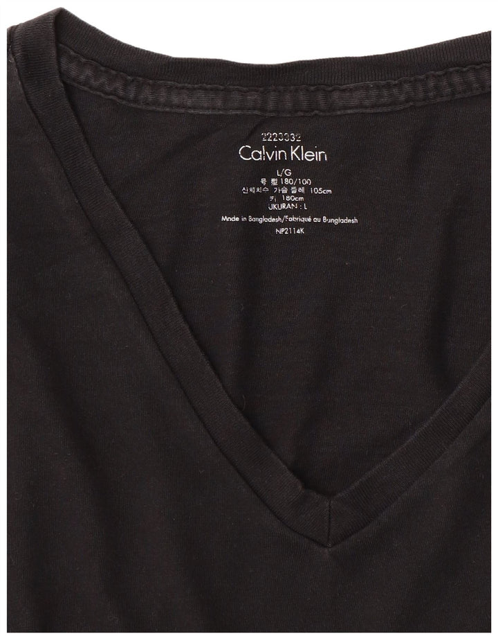 Ανδρικό T-Shirt CALVIN KLEIN Top Large Μαύρο
