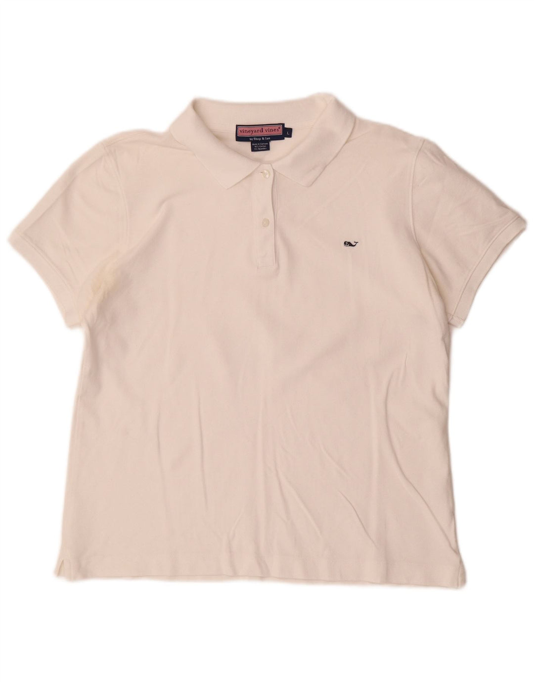 VINEYARD VINES Γυναικείο πουκάμισο πόλο UK 16 μεγάλο λευκό βαμβακερό