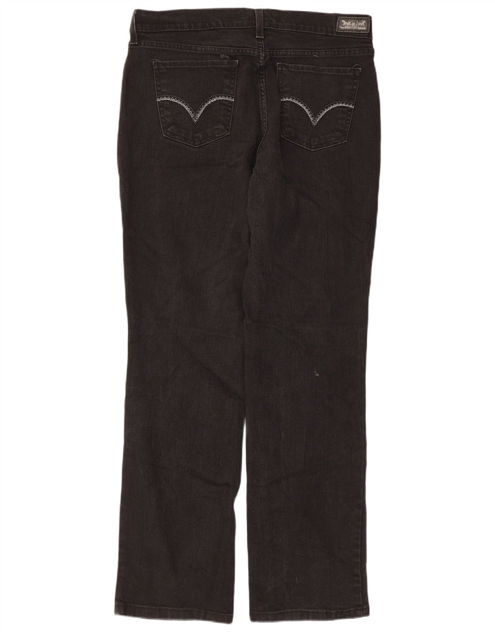 Levi's Womens 505 Straight Jeans W31 L32 Μαύρο βαμβακερό