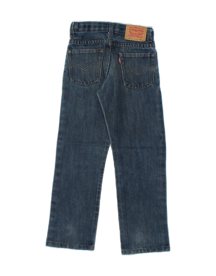 LEVI'S Boys 511 Slim Jeans 6-7 Years W20 L21 Blue Cotton Vintage Levi's and Second-Hand Levi's from Messina Hembry 