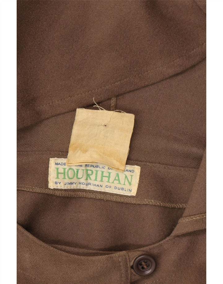 Jimmy Hourihan Γυναικείο Παλτό Poncho One Size Καφέ Μαλλί