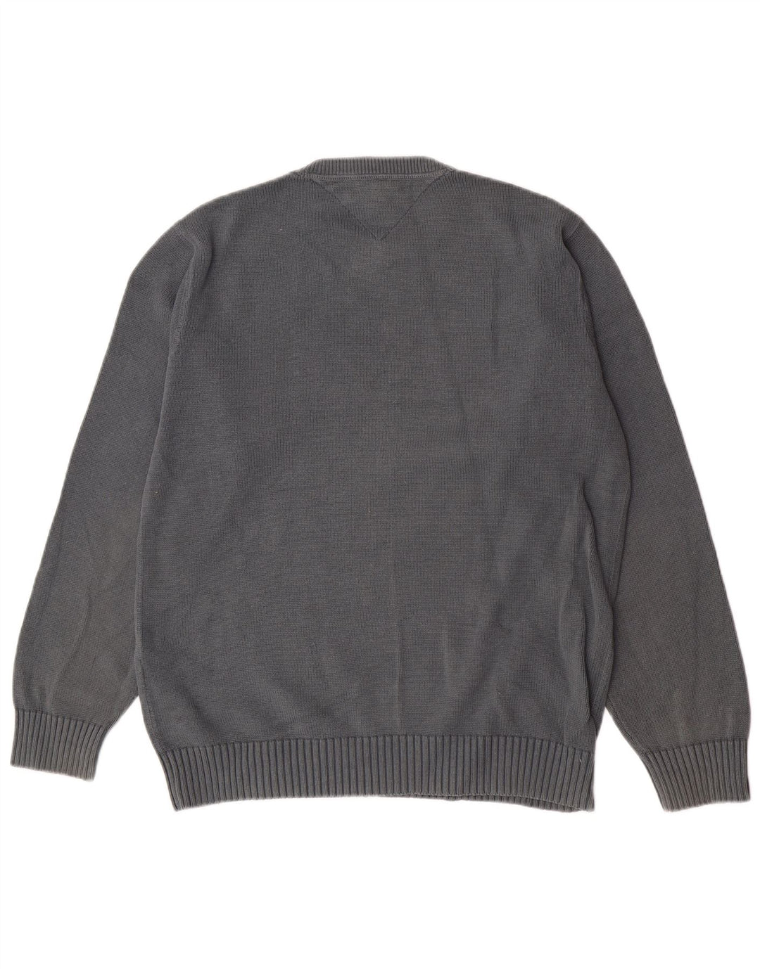 Ανδρικό πουλόβερ Tommy Hilfiger Regular Fit Crew Neck Jumper Μεσαίο γκρι βαμβακερό