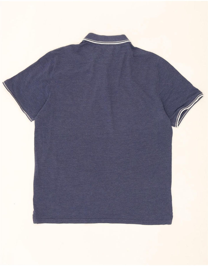 CHAMPION Mens Polo Shirt 2XL Navy Blue Cotton Vintage Champion and Second-Hand Champion from Messina Hembry 