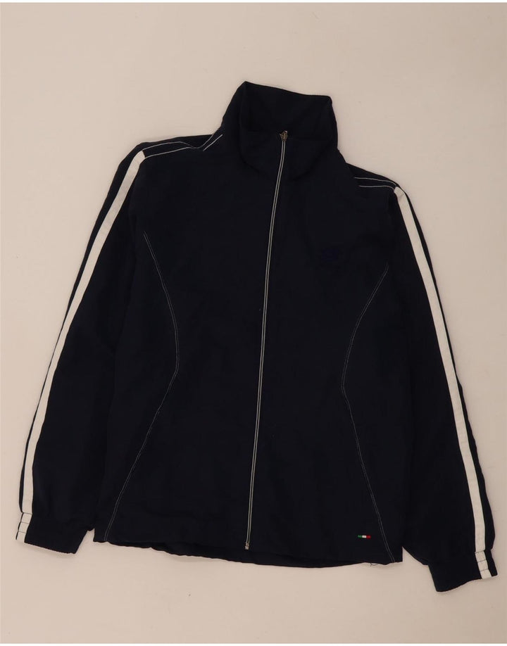 Ανδρική φόρμα Lotto Top Jacket Small Navy Blue Colourblock