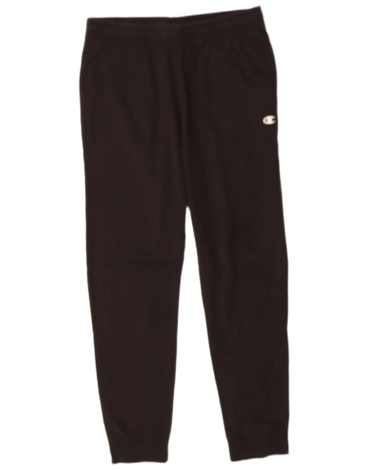 CHAMPION Mens Tracksuit Trousers Joggers Large  Black
