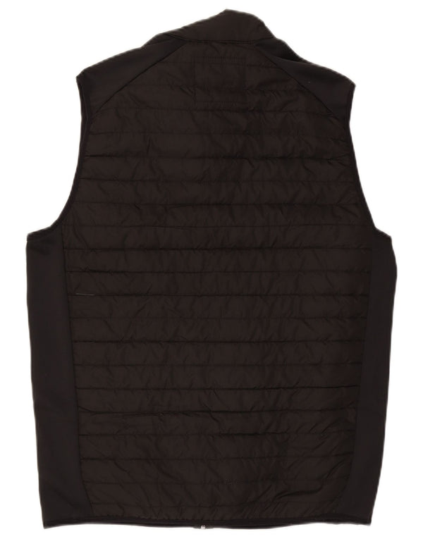 Jack & Jones Ανδρικά padded Gilet UK 40 Large Black Colourblock Polyester