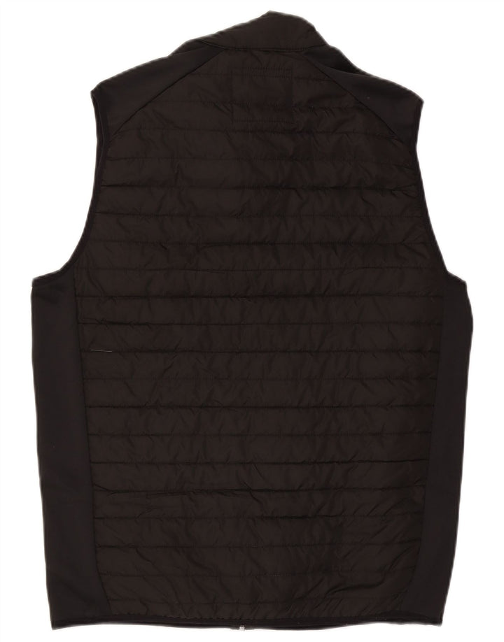 Jack & Jones Ανδρικά padded Gilet UK 40 Large Black Colourblock Polyester