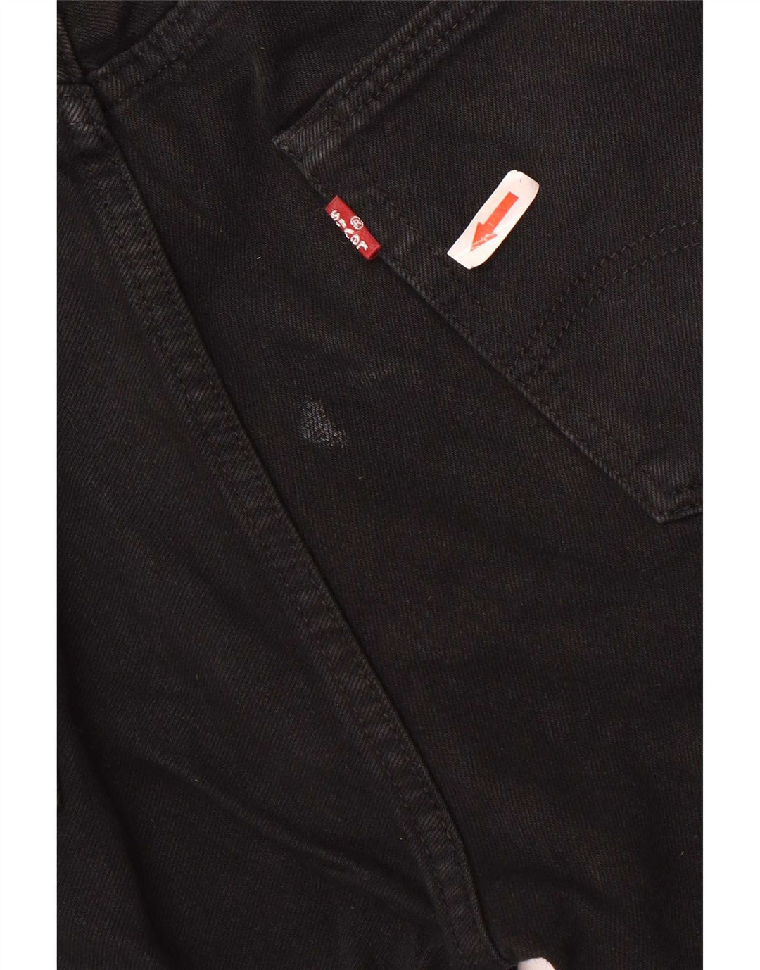 Levi's Mens 501 Straight Jeans W32 L34 Μαύρο βαμβακερό