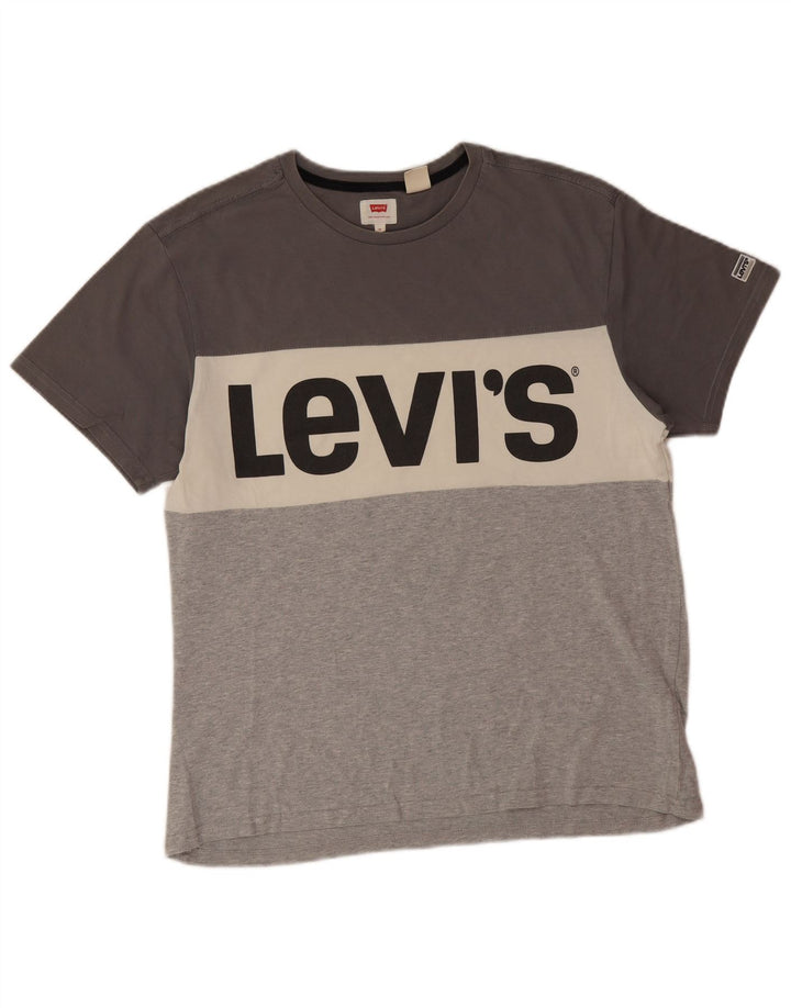 Ανδρικό γραφικό T-Shirt Levi's Κορυφαίο μεσαίο πολύχρωμο μπλοκ χρώματος