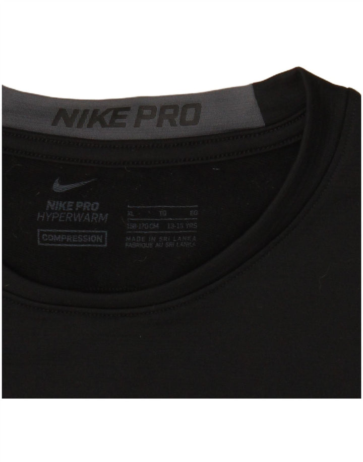 Nike Boys Graphic Top Μακρυμάνικο 13-14 ετών XL Μαύρο
