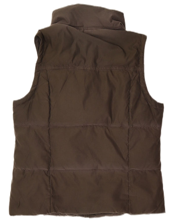 Abercrombie & Fitch Γυναικείο Gilet UK 14 Large Khaki Polyester