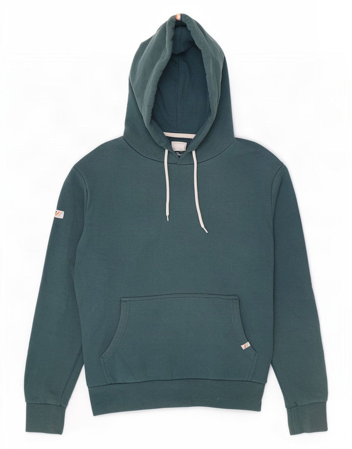 Superdry Ανδρική κουκούλα, μεσαίο πράσινο βαμβακερό