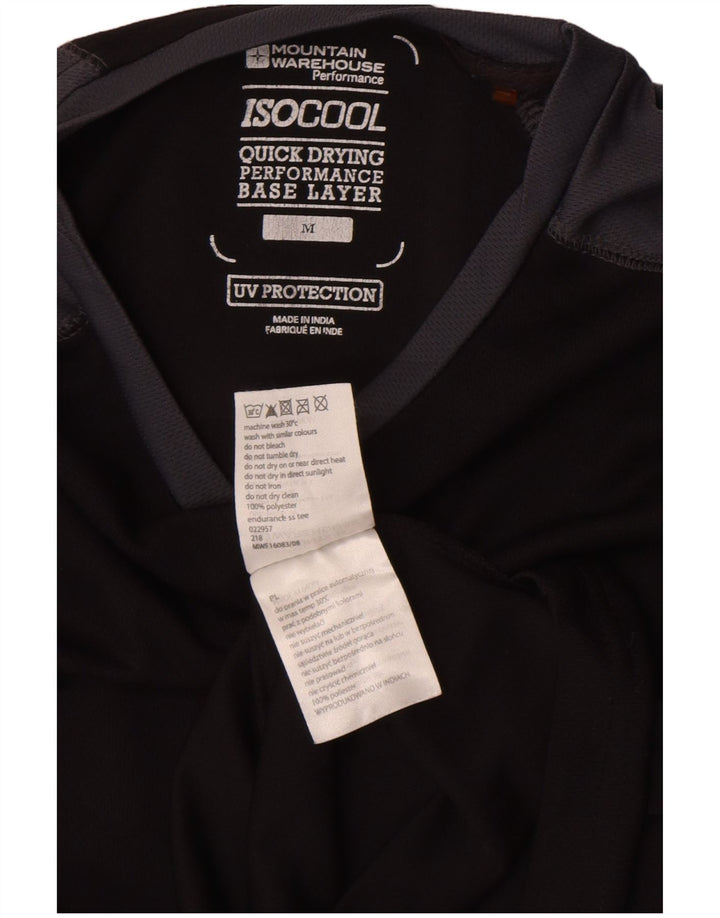 Ανδρικό T-Shirt Mountain Warehouse IsoCool Top Medium Black Colourblock