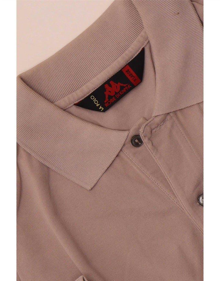 Ανδρικό μπλουζάκι πόλο Kappa XL Purple