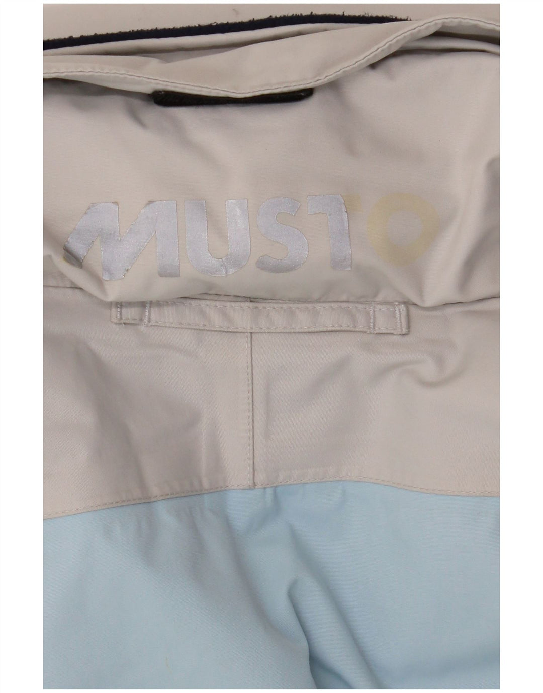 Musto γυναικείο μπουφάν βροχής με κουκούλα UK 10 Small Blue Colourblock