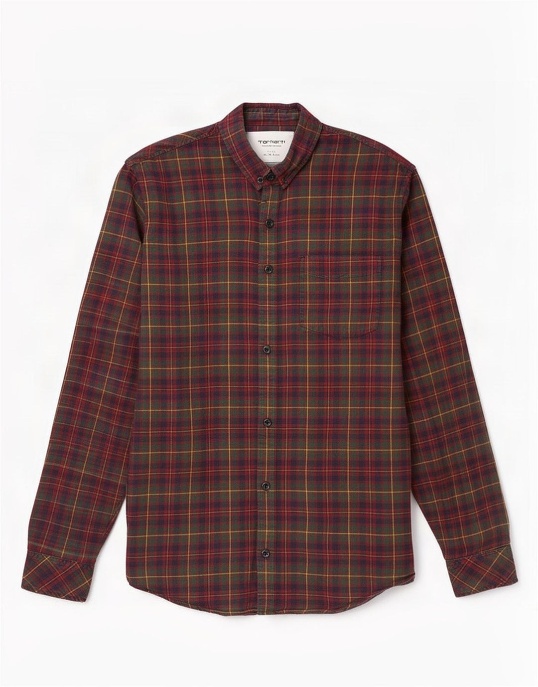 Ανδρικό φανελένιο πουκάμισο Carhartt XL Πράσινο βαμβακερό καρό
