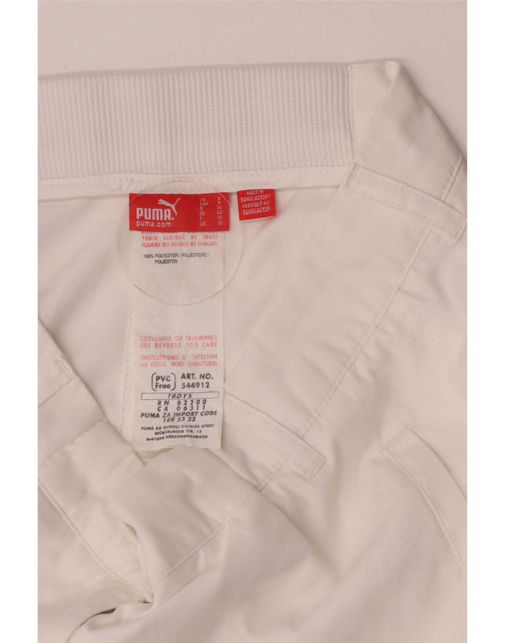Puma Γυναικεία βερμούδα UK 10 Small W27 White Polyester