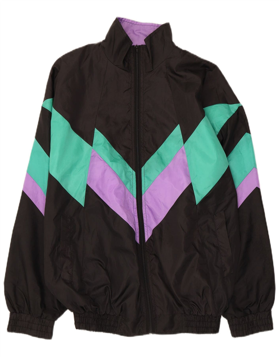 Ανδρική φόρμα Vintage Top Jacket Large Black Colourblock