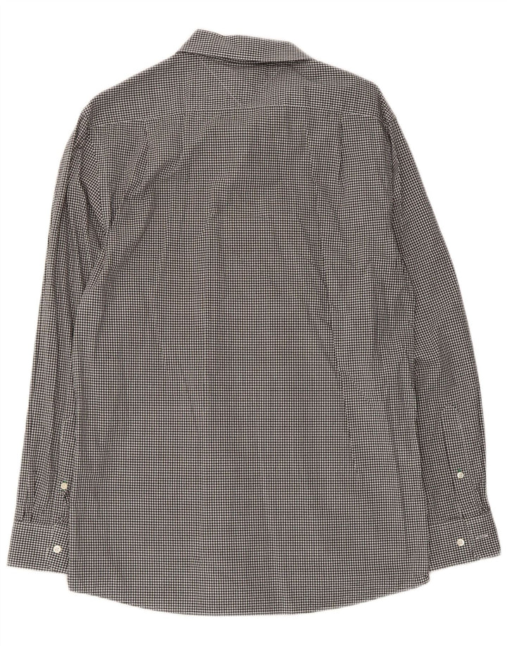 Ανδρικό πουκάμισο Tommy Hilfiger Slim Fit Size 15 1/2 Medium Black Gingham