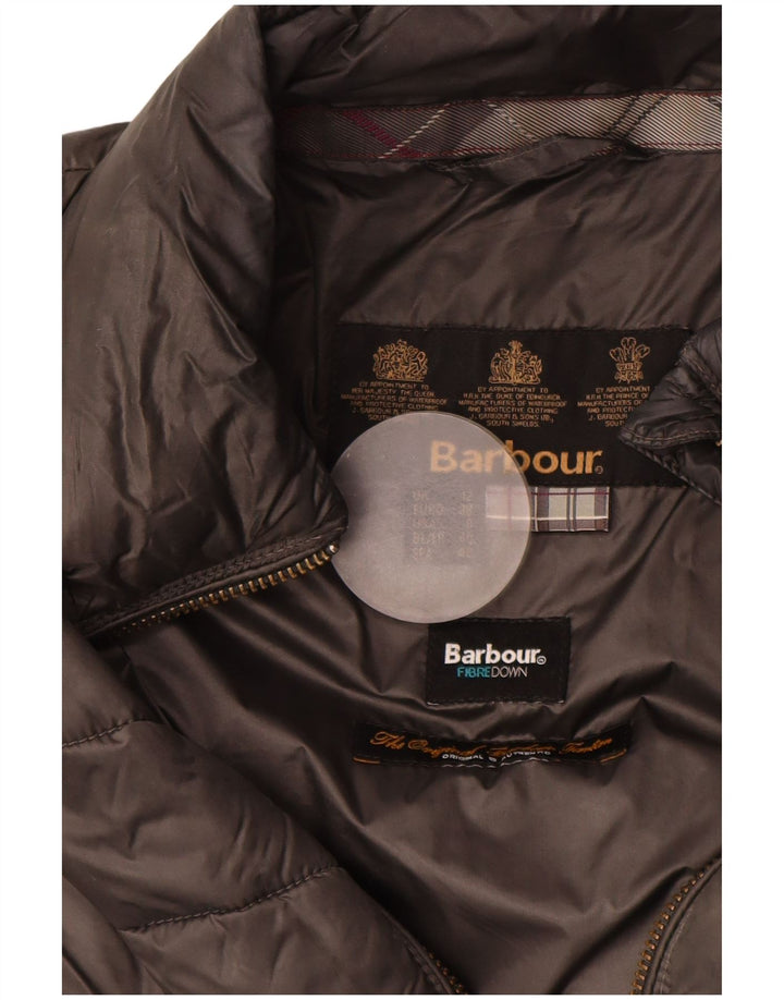 Barbour Γυναικείο μπουφάν με επένδυση UK 12 Medium Grey Polyamide