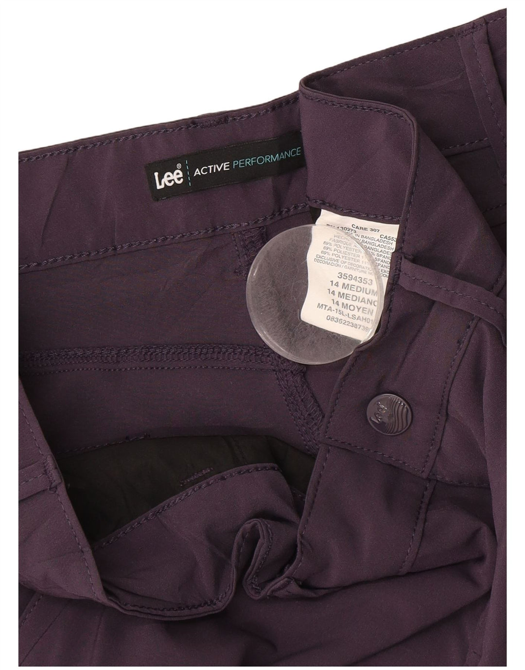 Γυναικείο σορτς Cargo LEE US 14 XL W36 Purple Polyester